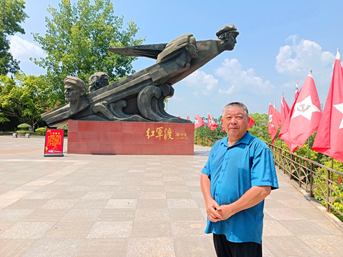 2025年7月15日四川省廣元市蒼溪縣城東南3公里處陵江鎮(zhèn)紅軍村紅四方面軍長征出發(fā)地紅軍渡標(biāo)志_副本.jpg